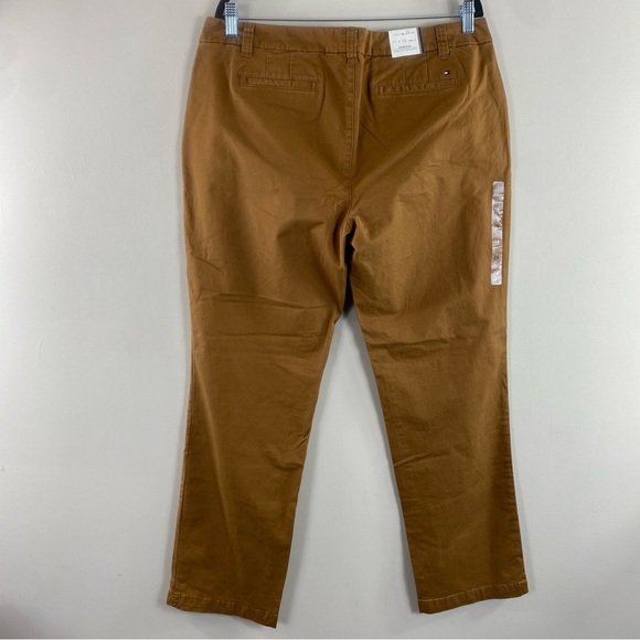 NWT Tommy Hilfiger Women’s Classic Style‎ Brown Chinos Sz 16 - Picture 6 of 12